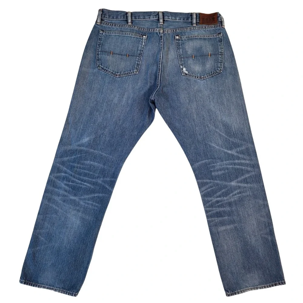 Polo Ralph Lauren Classic 867 Jeans Mens 38x32* (Fits 38x30) Blue Denim Straight